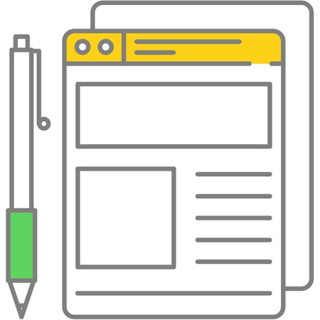 Modification icon mobile app page software vectorのイラスト素材