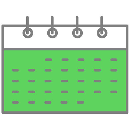 Office calendar icon vector diary schedule flat designのイラスト素材