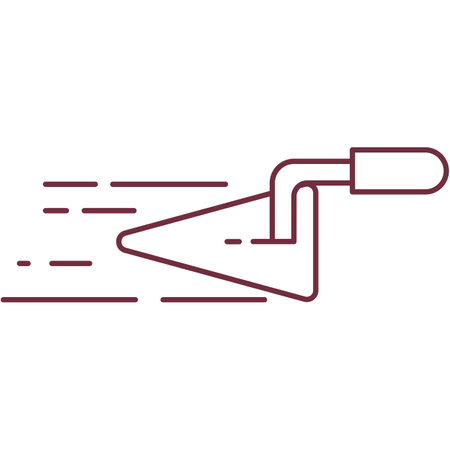 Trowel icon bricklayer or mason vector toolのイラスト素材
