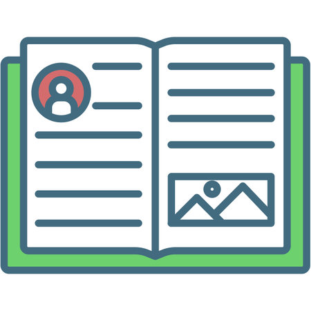 Job candidate search and find vector iconのイラスト素材