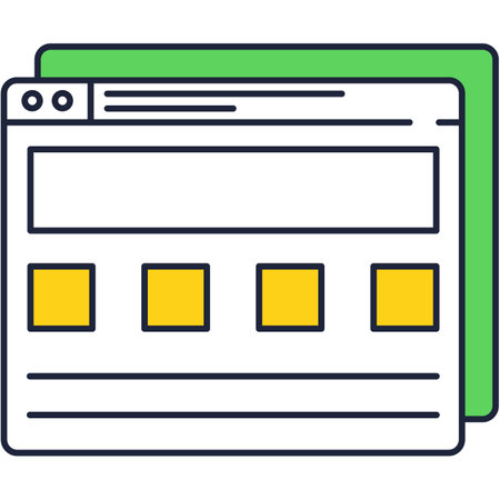 Web digital project online flat icon vectorのイラスト素材