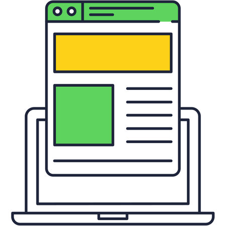 Digital contract icon online document flat vectorのイラスト素材