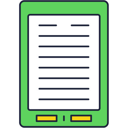 E-book application web icon vector digital libraryのイラスト素材