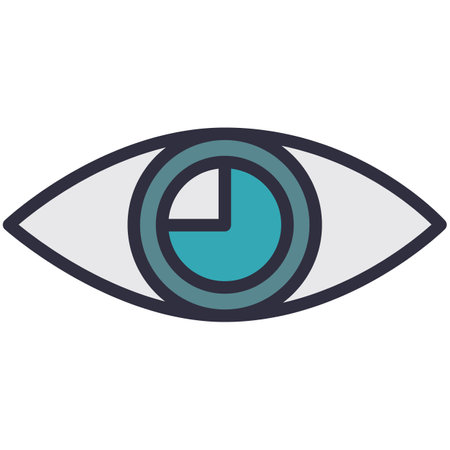 Eye icon business vision or supervision vector designのイラスト素材