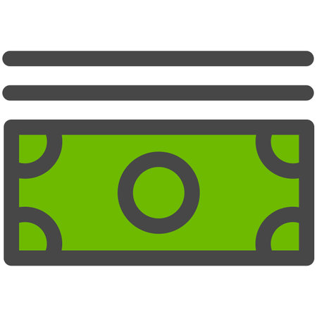 Money cash icon vector currency stack for paymentのイラスト素材