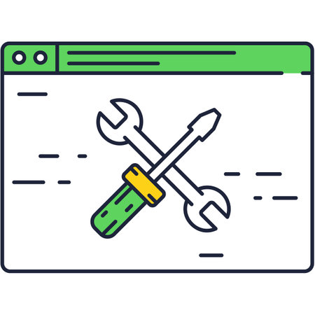Website seo optimization setting audit icon vectorのイラスト素材