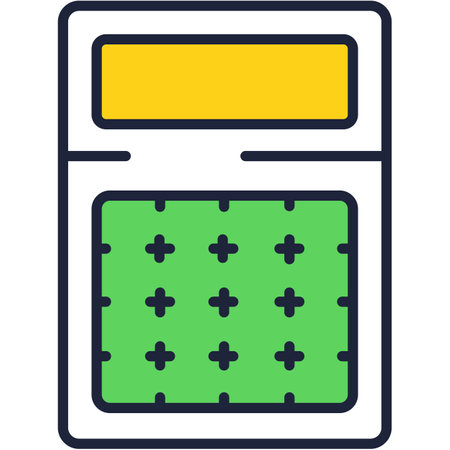 Web calculator vector icon settings for appのイラスト素材
