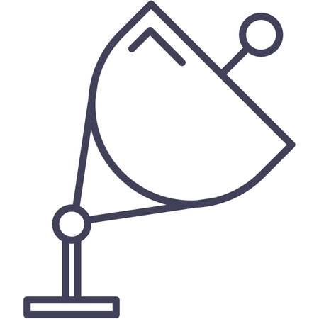5g cellular antenna icon line vector illustrationのイラスト素材