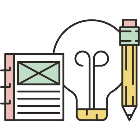 Business strategy idea icon vector on whiteのイラスト素材