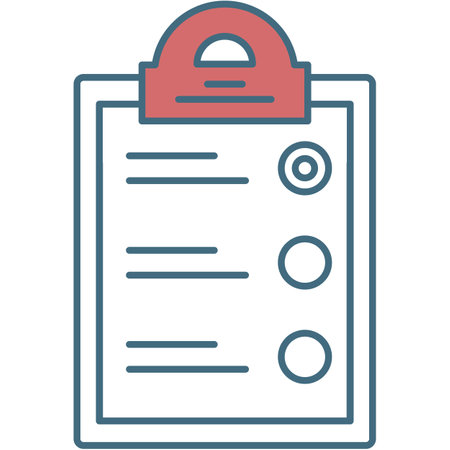 Clipboard icon flat vector check list formのイラスト素材