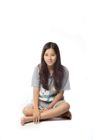 girl with sleepwearの写真素材