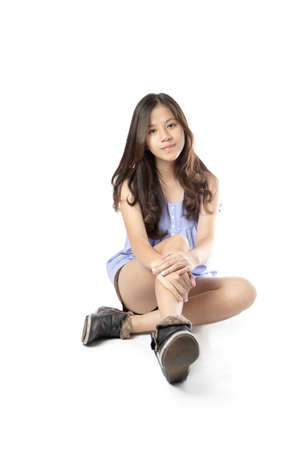 relaxing modelの写真素材