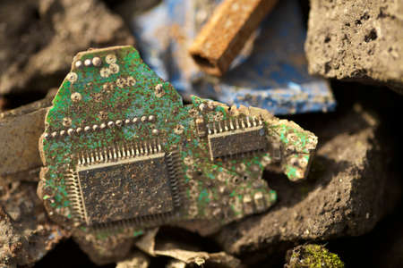 Electric scrapの写真素材