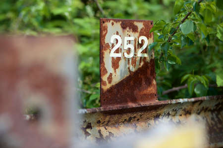 rail terminal in jungle 2の写真素材