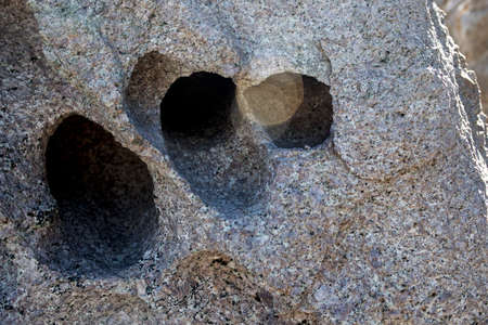Rock formation on the corsican coastの写真素材
