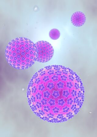 Human papillonmavirus HPVの写真素材