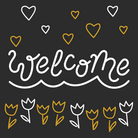 For postcards badge, icon card logo illustrationのイラスト素材