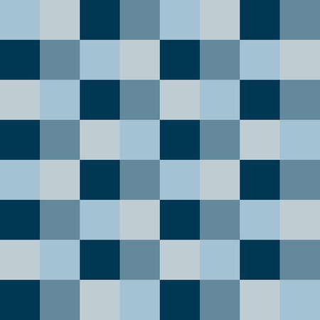 Checkered seamless pattern. Blue check. Vector background.のイラスト素材