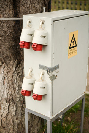 Outdoor electric control box, distribution box