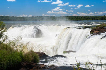 Iguazu falls, View from Argentinian sideの写真素材