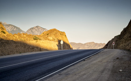 mountains of Kyrgyzstanの写真素材