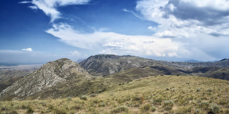 mountains of southern Kyrgyzstanの写真素材