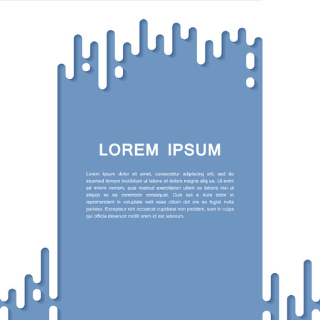 Vector colorful flat background with space for text. Abstract geometric graphic design. Banner or flyer backdrop. Modern cartoon template. Blank poster.のイラスト素材