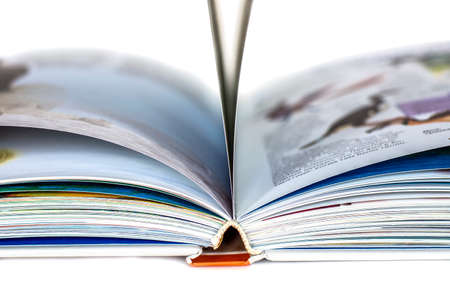 Open book isolatedの写真素材