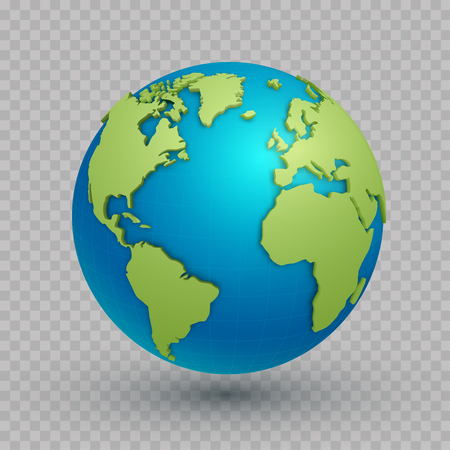 3d world map globeのイラスト素材