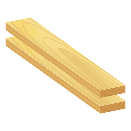 Board icon, wooden texture and building materialのイラスト素材