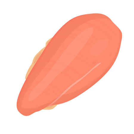 Chicken fillet icon, meat for healthy dietのイラスト素材