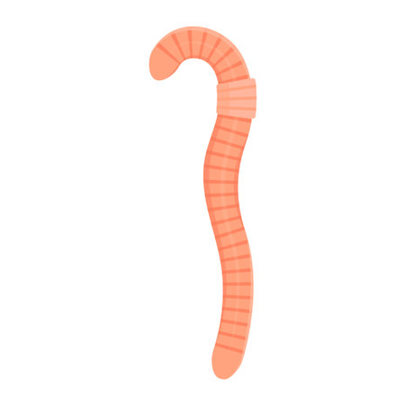 Earthworm farm and garden insect, burrowing annelid worm