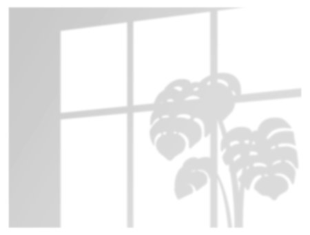 Window light and shadow tropical leaves potted plant transparent overlay effect realistic vectorのイラスト素材
