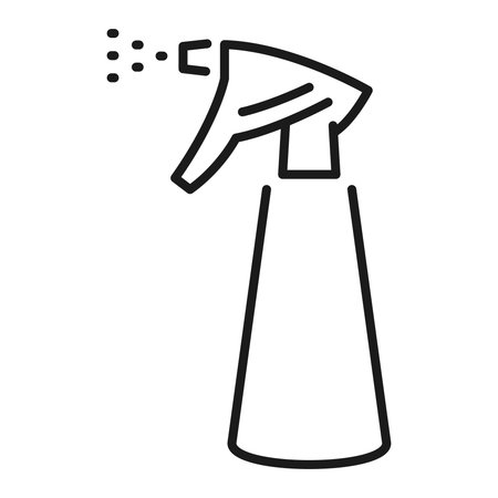 Vector design of a cleaning spray icon for household and commercial use in cleaning activitiesのイラスト素材