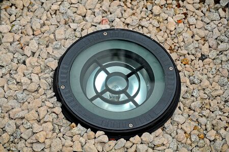 Outdoor Floor Lightの写真素材