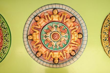 Decorative Design On The Ceilingの写真素材