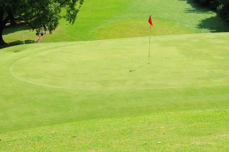 Golf Course Greenの写真素材