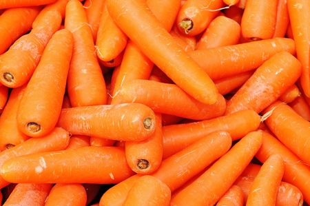 Carrots For Sale At The Stallの写真素材
