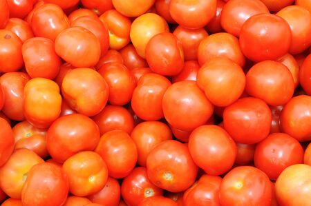 Tomatoes For Sale At The Marketの写真素材