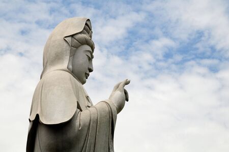 Goddess Of Mercy Side Viewの写真素材