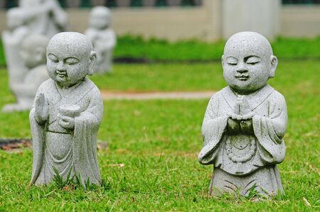 Young Buddha Standing Poseの写真素材