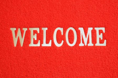 Welcome Matの写真素材