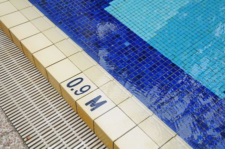Abstract View Of Swimming Poolの写真素材