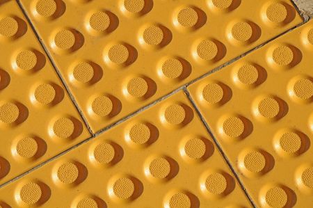 Textured Pattern Of Tactile Pavingの写真素材