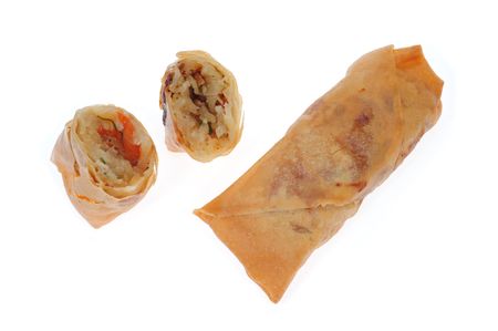 Chinese  Deep Fried Spring Rollsの写真素材