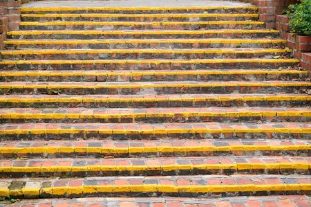 Concrete Steps In The Parkの写真素材