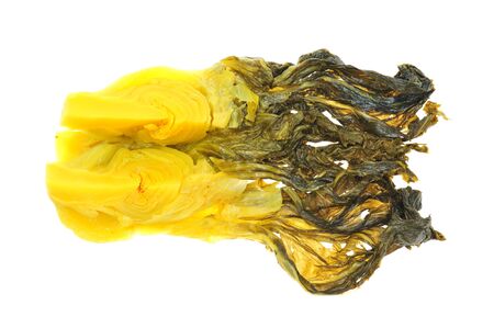 Salted Vegetable On White Backgroundの写真素材