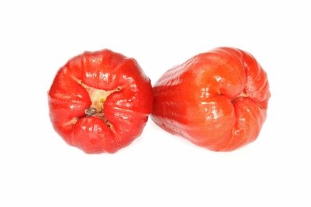 Rose Apple, Jambu On White backgroundの写真素材