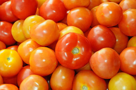 Background Of Fresh Tomatoesの写真素材