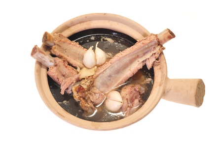 Claypot Of Spare Rib Soupの写真素材